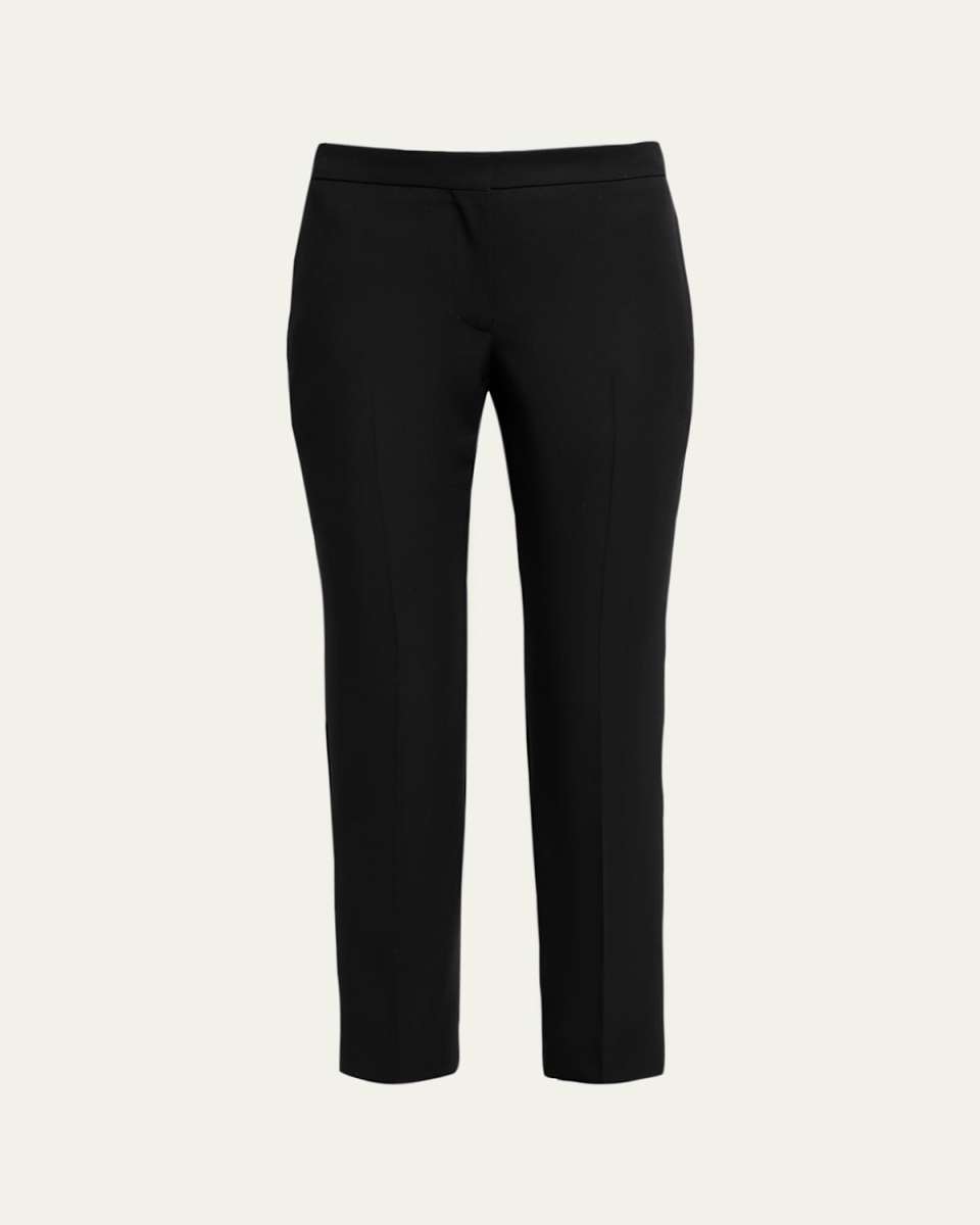 Cropped Cigarette Trousers
